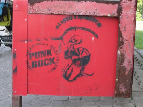 przystanek autobusowy koło Elby / bus stop near Elba