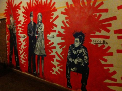 Pomieszczenie na skłocie C.K.N. 13