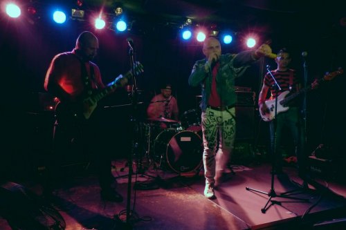 Jednorazowa reaktywacja Warsaw Dolls z okazji urodzin wokalisty, 2.09.2017, Pogłos, Warszawa/ One time reunion of the Warsaw Dolls, Sept 2, 2017, Poglos, Warsaw